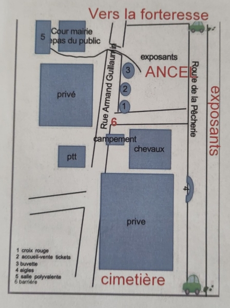 Plan de la médiavale Crozant 2025